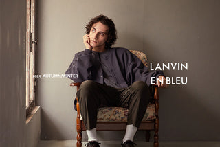 LANVIN en Bleu MENS 2025 AUTUMN/WINTER LOOK 01
