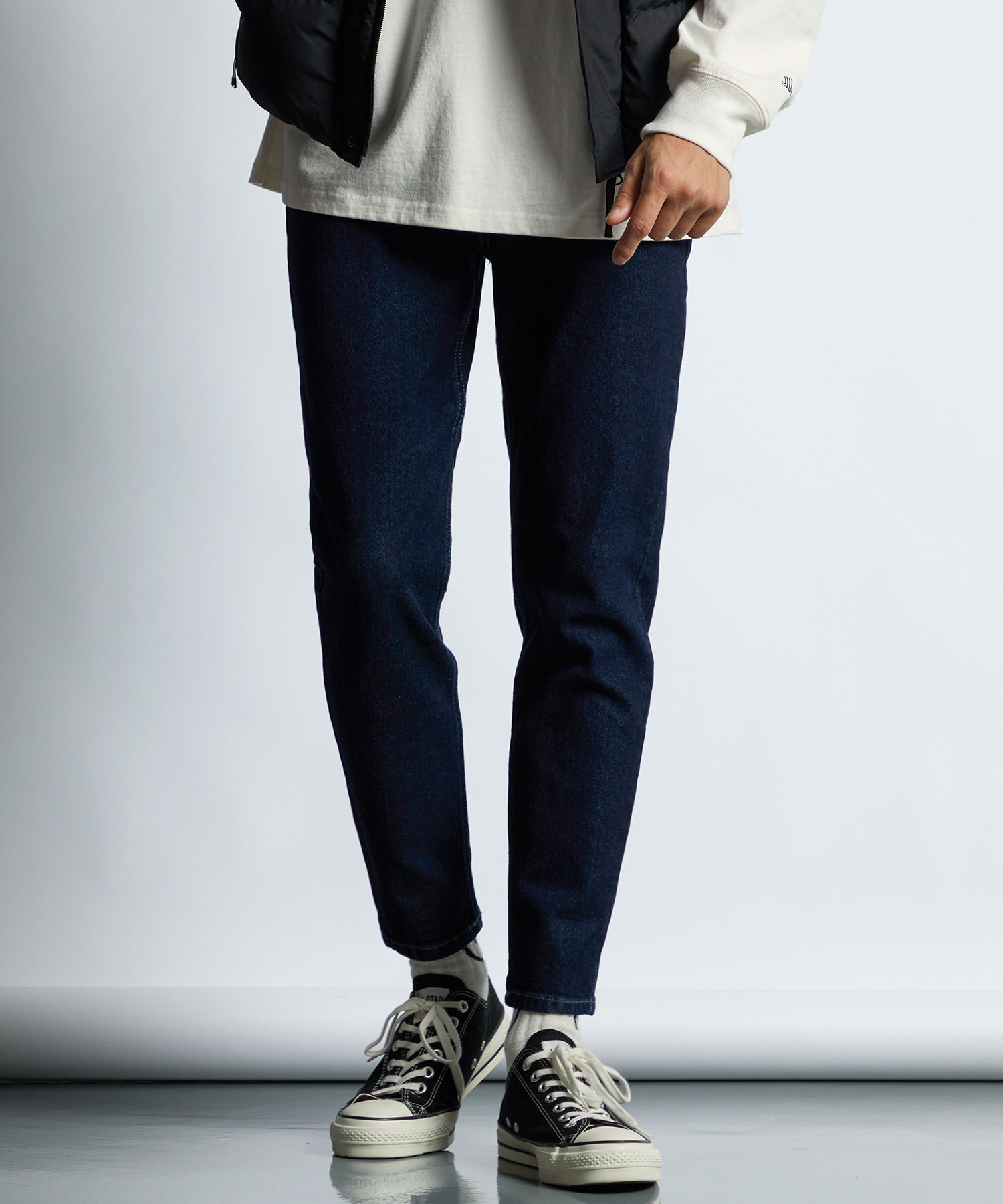 超伸縮「ガムストレッチ」 スキニー 5ポケットデニム