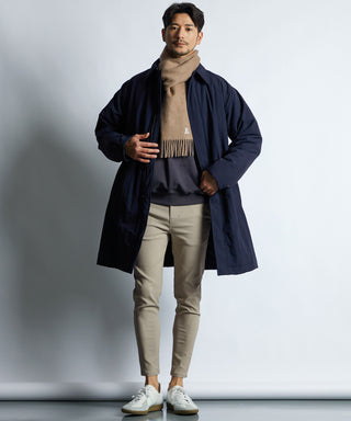 ワンポイントロゴ カシミヤマフラー