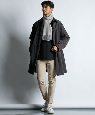 ワンポイントロゴ カシミヤマフラー