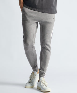 ダンボールニット サイドライン スリムパンツ