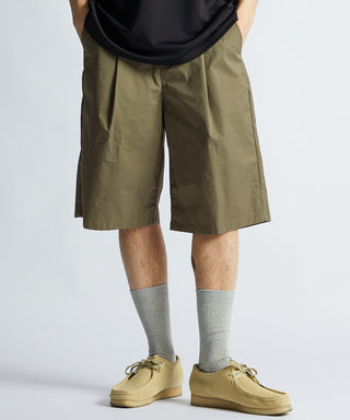 ワンタック ワイドショーツ