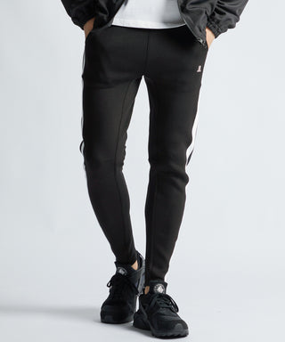 ダンボールニット サイドライン スリムパンツ