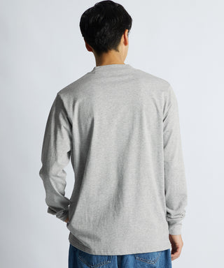 シルキータッチ ヘンリーネック ロンT