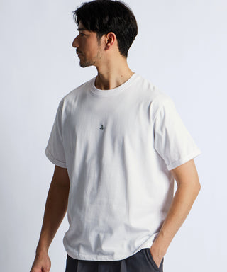 シルキータッチ ロールアップスリーブ クルーネック Tシャツ