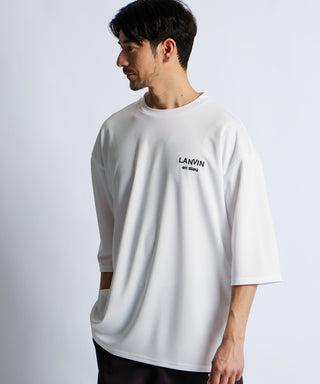 吸水速乾 メッシュ 7分袖Tシャツ