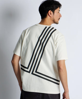 8オンス "JL" バックプリント レギュラーフィット Tシャツ