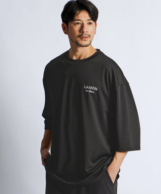 吸水速乾 メッシュ 7分袖Tシャツ