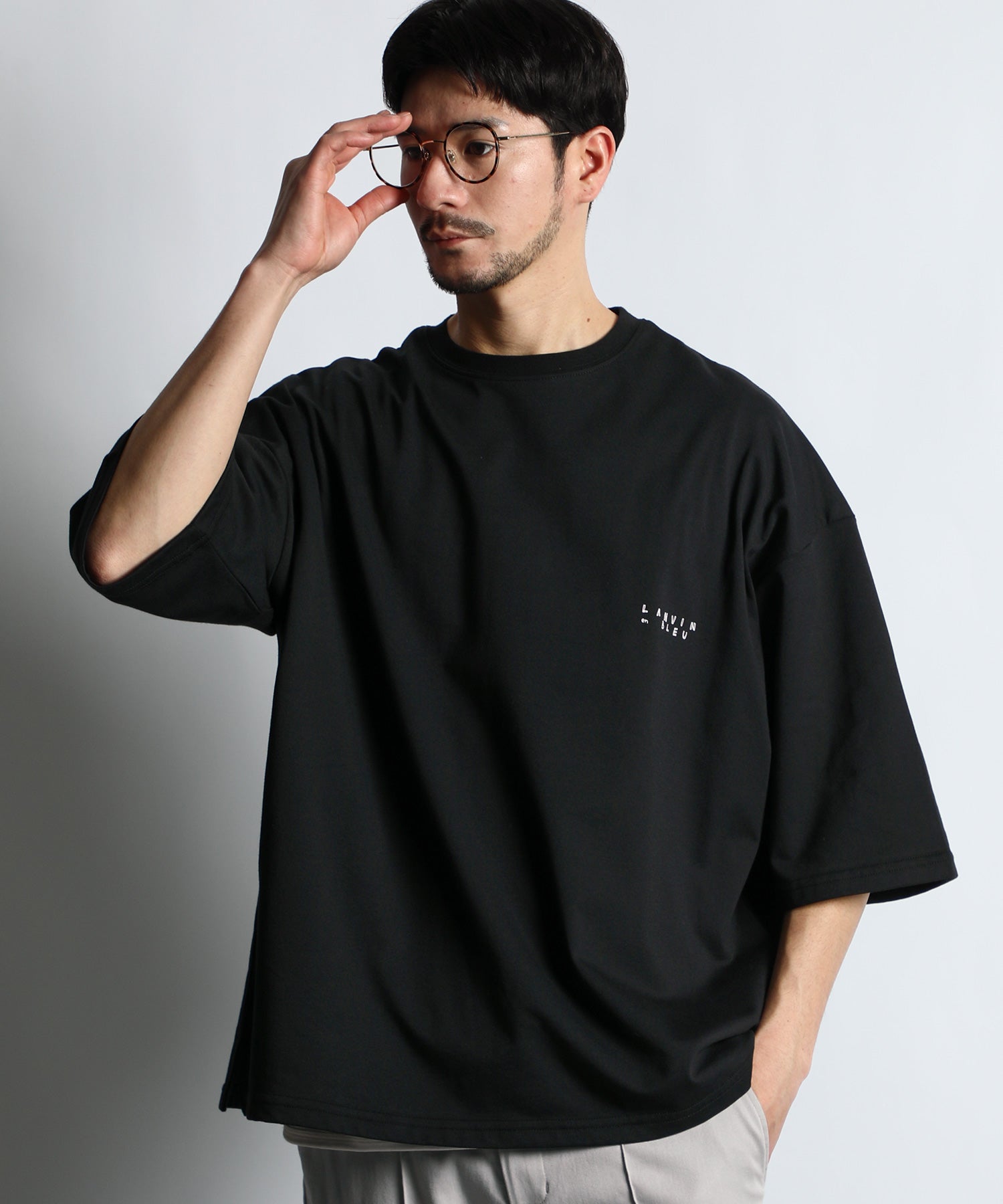 2層構造 COOLMAX(クールマックス) ルーズフィット シンプルTシャツ
