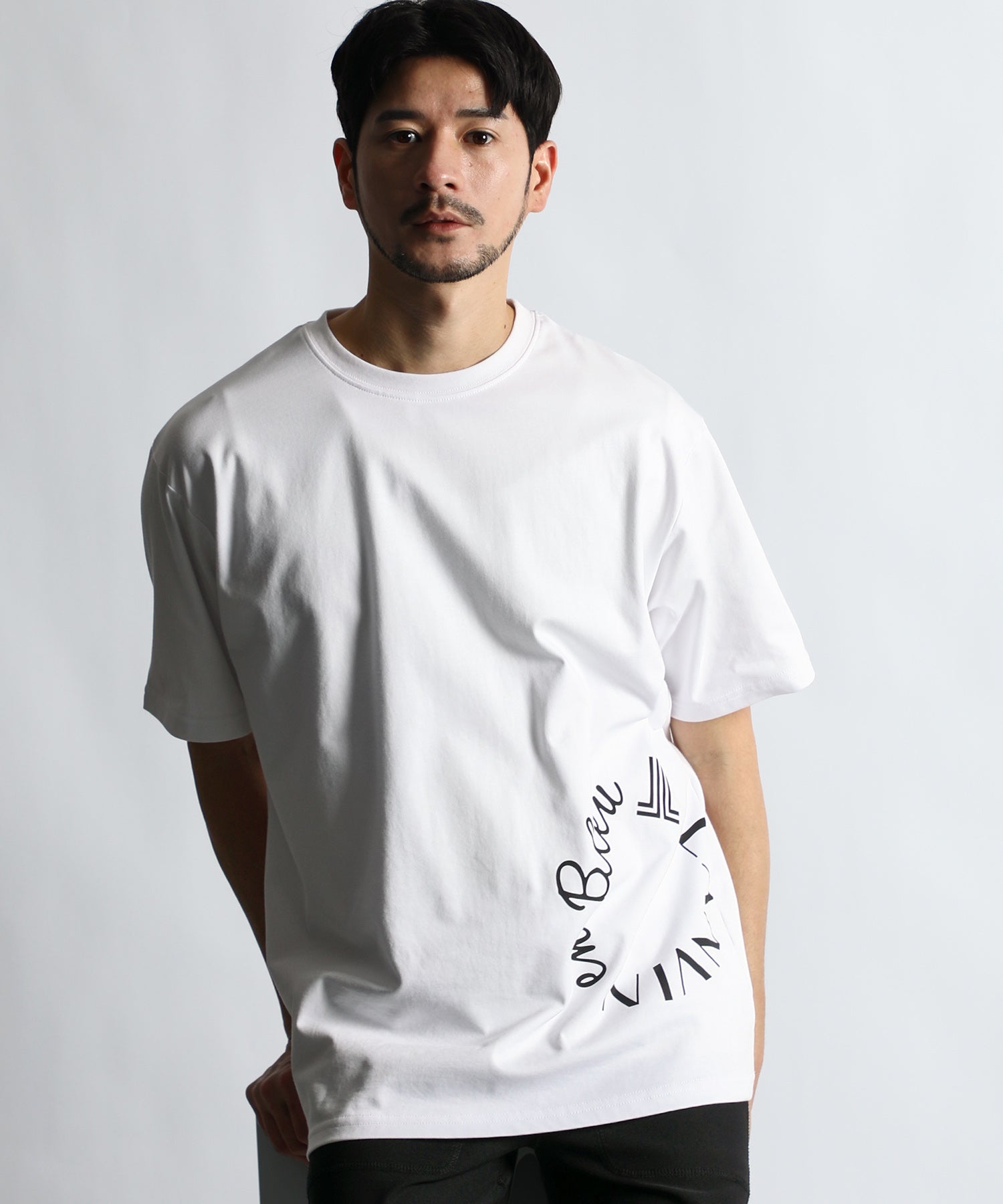 2層構造 クールマックス サークルロゴ Tシャツ