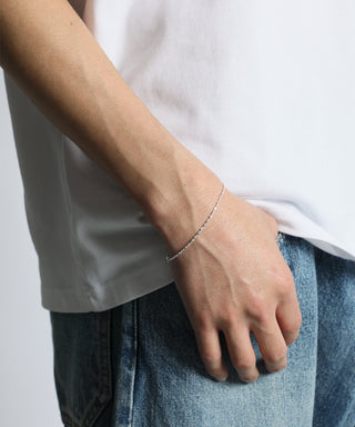 シルバー925 ツイストチェーン ブレスレット
