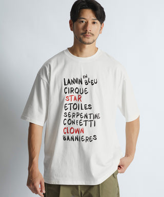 “CIRQUE D’ HIVER" ハンドライティングロゴ Tシャツ