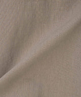 コットン/リネン素材 7分袖 スキッパーシャツ