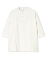 8オンス 7分袖 ヘンリーネックTシャツ