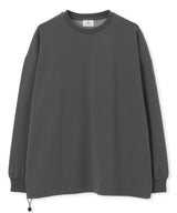 2重編み 裾ドローコード付き ロンT