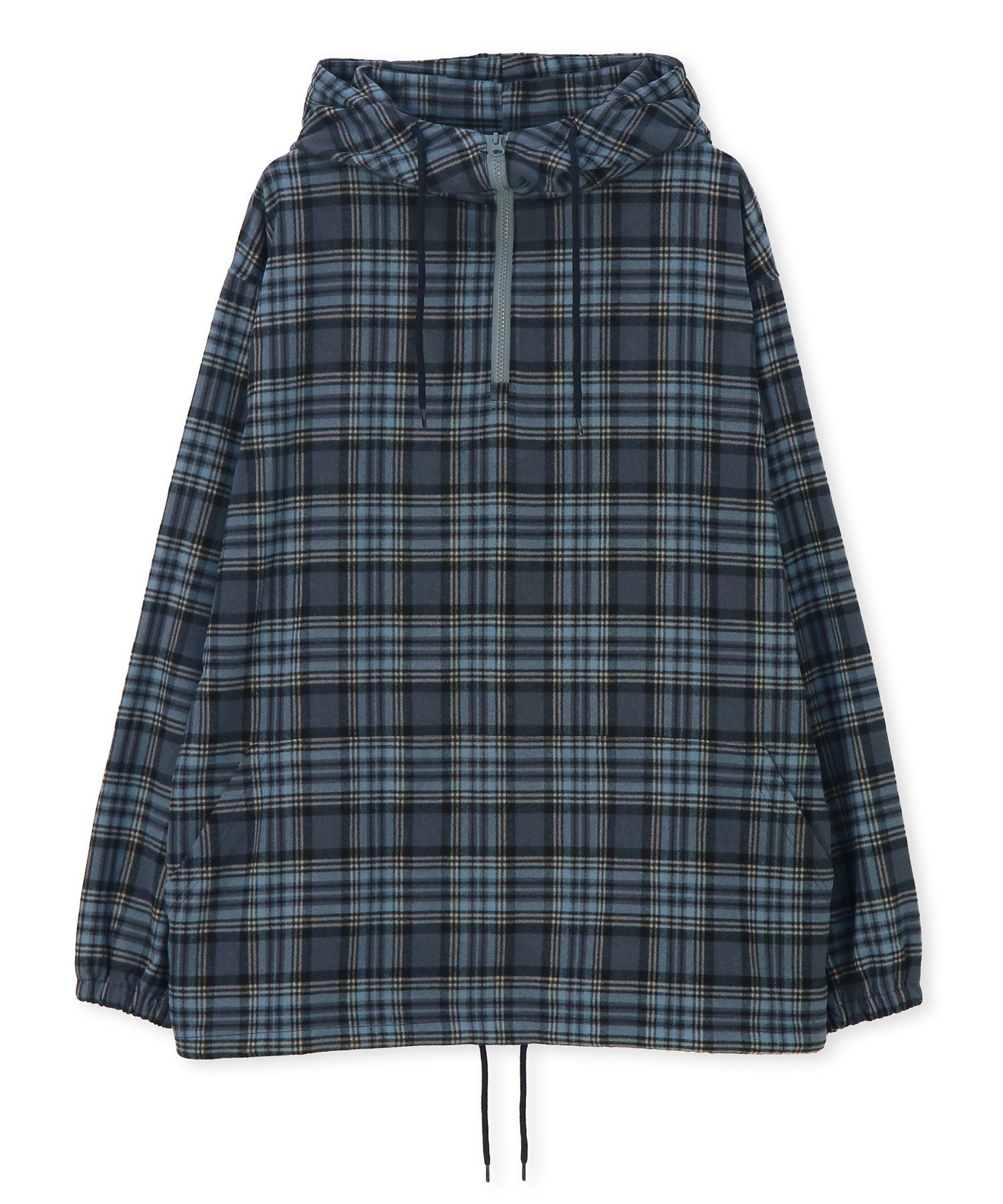 チェックシャツパーカー フードシャツ シャツアウター – LANVIN en