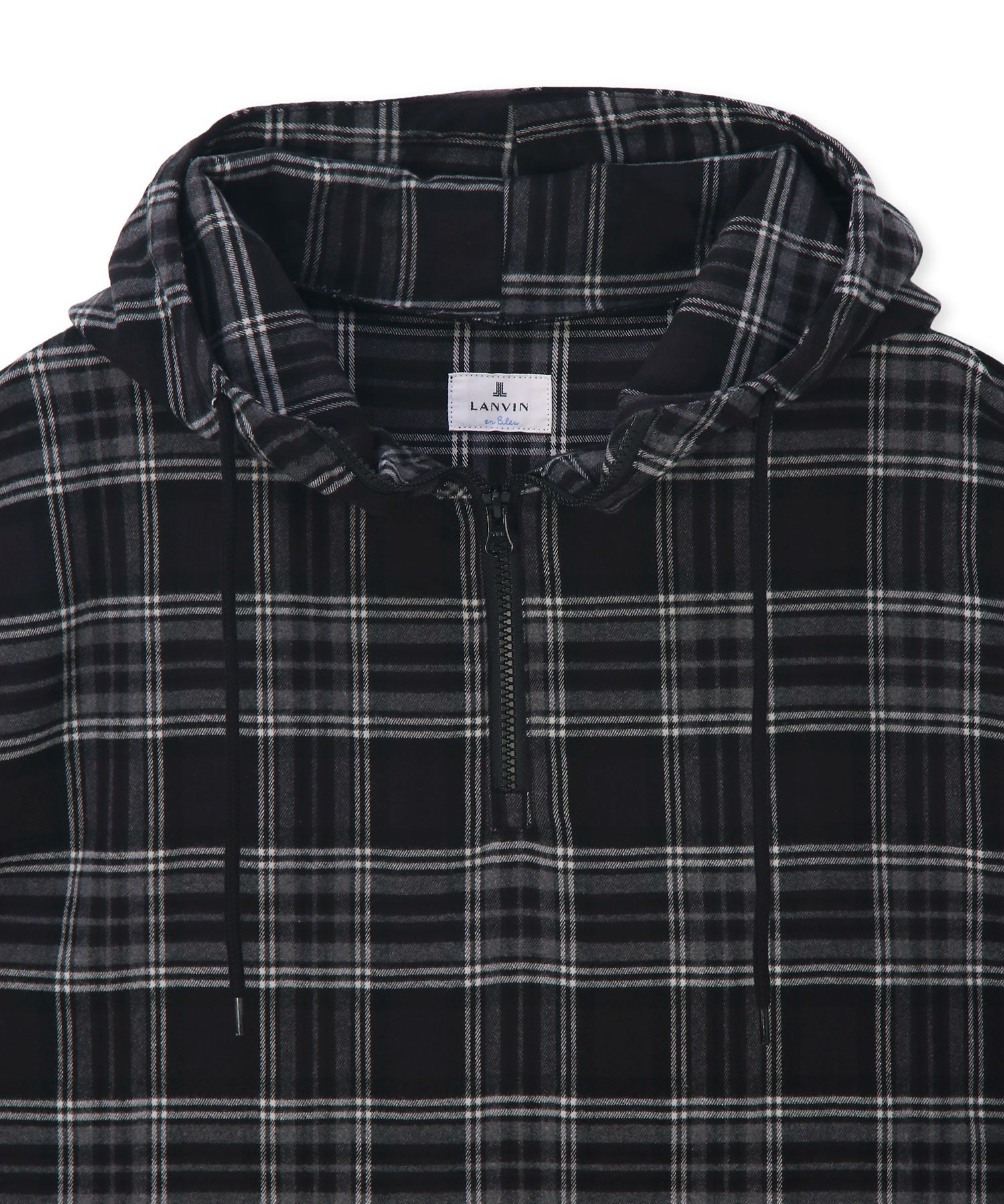チェックシャツパーカー フードシャツ シャツアウター – LANVIN en 