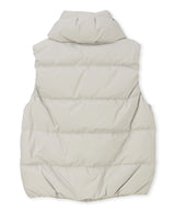 Volume neck simple down vest