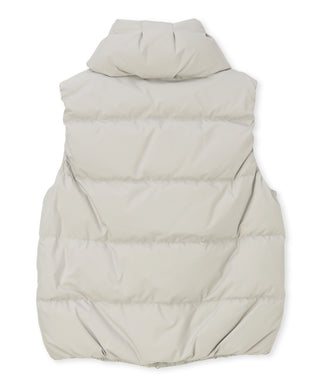 Volume neck simple down vest