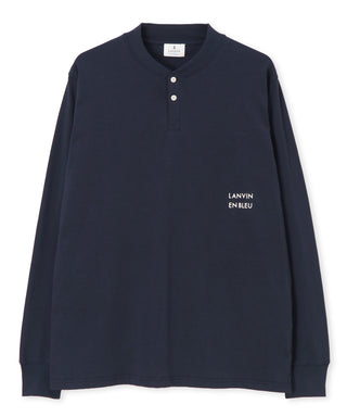 シルキータッチ ヘンリーネック ロンT