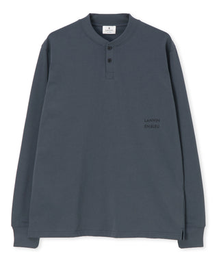 シルキータッチ ヘンリーネック ロンT