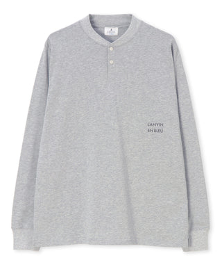 シルキータッチ ヘンリーネック ロンT