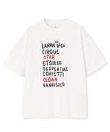 “CIRQUE D’ HIVER" ハンドライティングロゴ Tシャツ