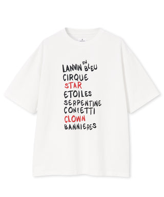 “CIRQUE D’ HIVER" ハンドライティングロゴ Tシャツ