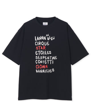 “CIRQUE D’ HIVER" ハンドライティングロゴ Tシャツ