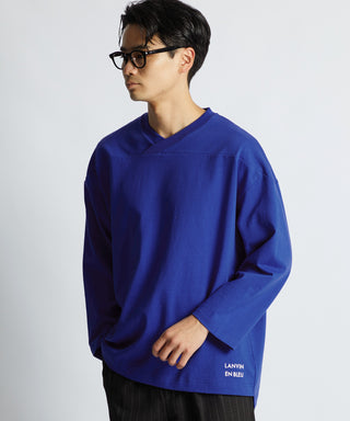 8オンス ヘビーウェイト 8分袖  フットボールTシャツ