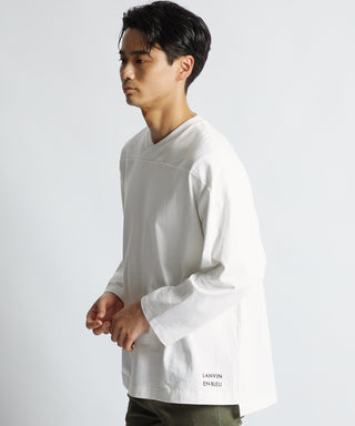 8オンス ヘビーウェイト 8分袖  フットボールTシャツ