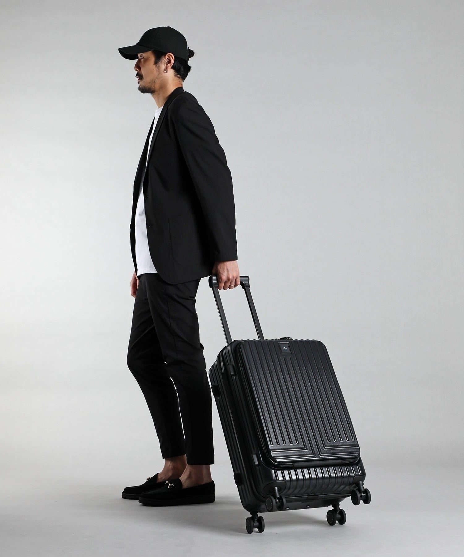 【未使用】LANVIN en Bleu メンズスーツ パリ古地図裏地46 ヴィラージュ