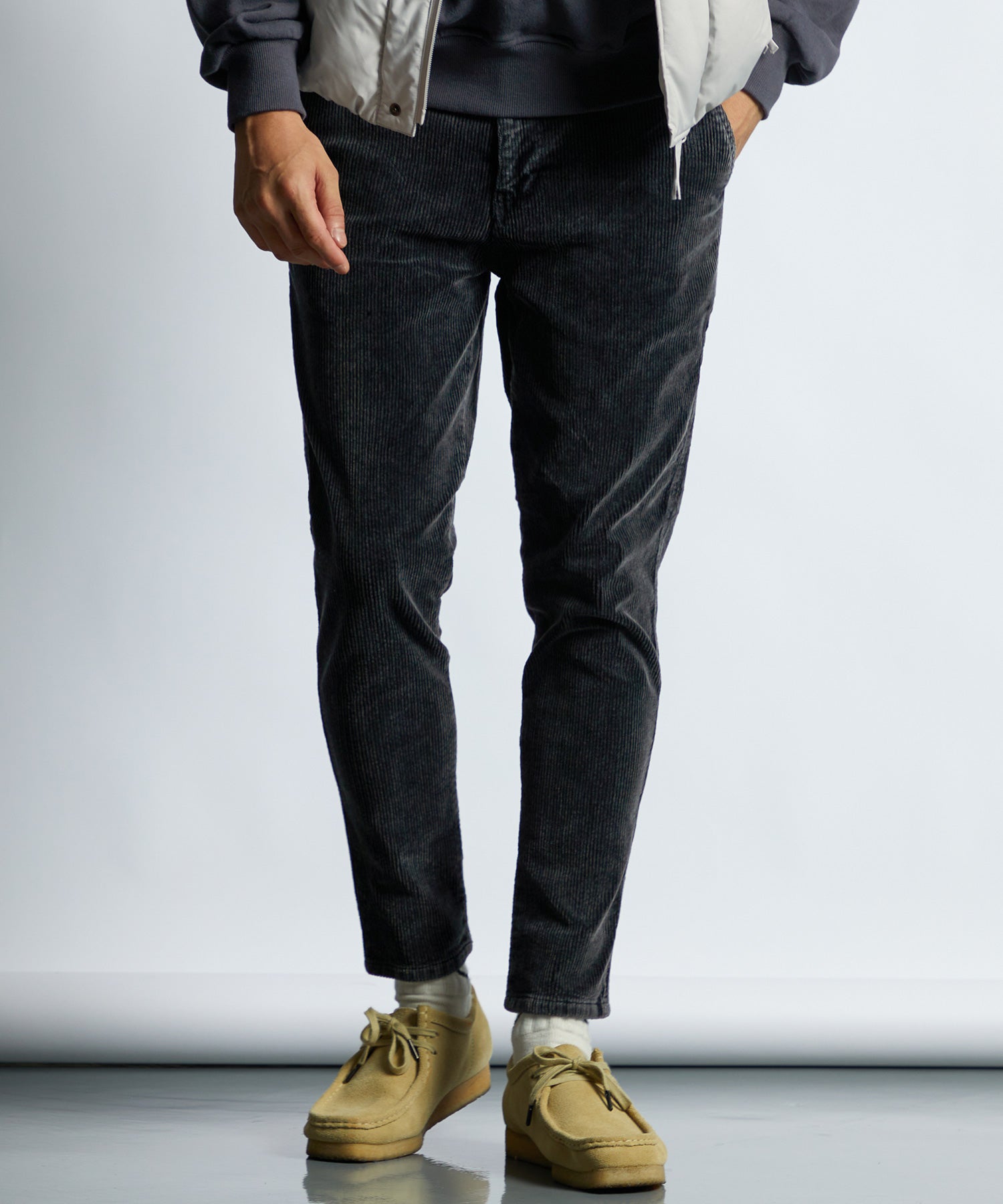 ストレッチコーデュロイ スキニーパンツ
