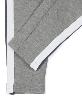 ダンボールニット サイドライン スリムパンツ