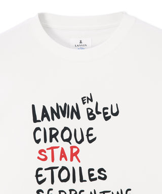 “CIRQUE D’ HIVER" ハンドライティングロゴ Tシャツ