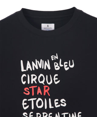 “CIRQUE D’ HIVER" ハンドライティングロゴ Tシャツ