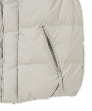 ボリュームネック シンプル ダウンベスト