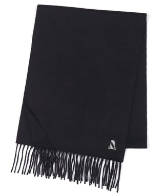 ワンポイントロゴ カシミヤマフラー