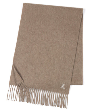 ワンポイントロゴ カシミヤマフラー