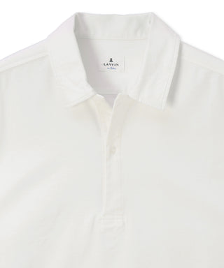 製品染め バックサテン スキッパーシャツ