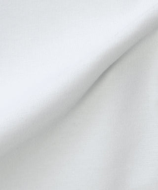 シルキータッチ キーネック 7分袖 Tシャツ